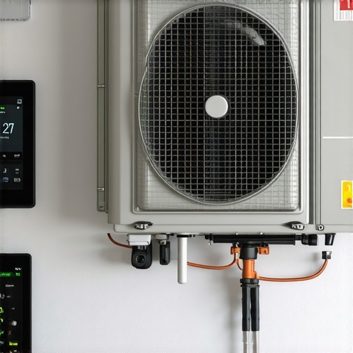 Smart HVAC Technologies for Reliable Home Comfort Illustration of modern HVAC systems with smart controls and diagnostic equipment.