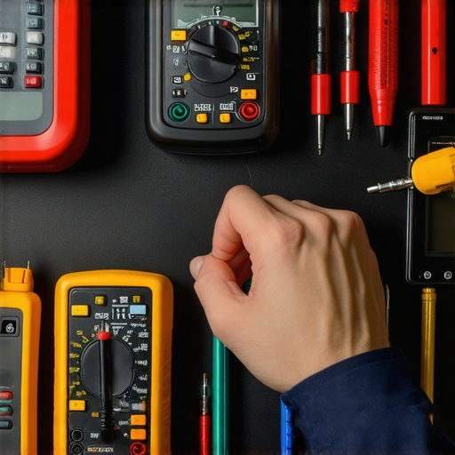 Close-up of HVAC diagnostic tools used by professionals for system maintenance.