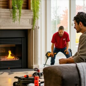 Read more about the article Updating an old hearth with modern fireplace insert services