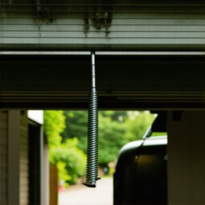 Read more about the article Why your garage door spring snapped and the safest way to get your car out
